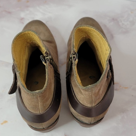 BUSSOLA Leather Ankle Bootie Size zipper - Picture 13 of 14